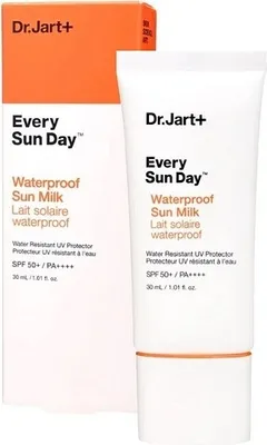 Zdjęcie produktu dla Dr.Jart+ Every Sun Day Waterproof Sun Milk SPF 50+/PA ++++ 30 ml - Wodoodporne mleczko przeciwsłoneczne