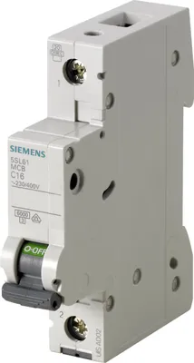 Immagine prodotto di Siemens 5SL6106-6 Interruttore automatico miniaturizzato di tipo B 1P (5SL6106-6)