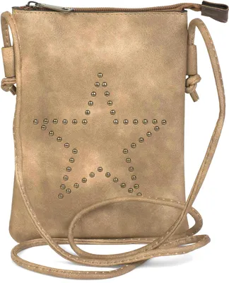 Produktbild von styleBREAKER Mini Bag Umhängetasche mit Nieten in Stern Form, Schultertasche, Handtasche, Tasche, Damen 02012235