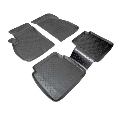 Zdjęcie produktu dla gumowe dywaniki podłogowe 3D do HYUNDAI Santa FE | SM | BJ 2000-2006 | dokładne dopasowanie + krawędź