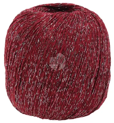 Produktbild von Lana Grossa - Brillino 0023 weinrot silber