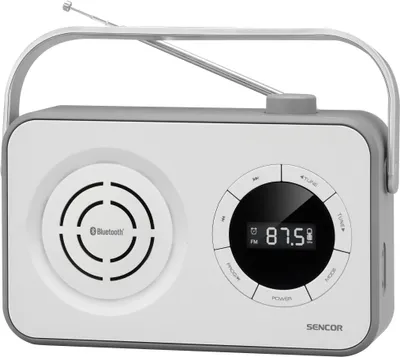 Obrázok produktu pre SENCOR SRD 3200 W Prenosný PLL FM rádioprijímač s BT, USB, Micro SD a AUX