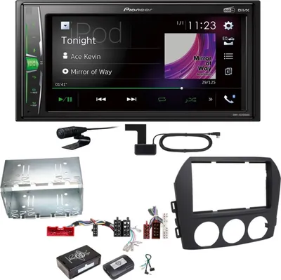 Produktbild von Pioneer DMH-A3300DAB Bluetooth USB Digitalradio Einbauset für Mazda MX-5 NC FL