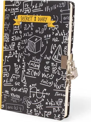 Immagine prodotto di I-TOTAL ® Diario chiavi a lucchetto 80 pagine matematica