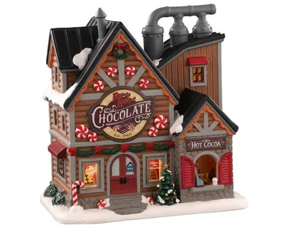 Zdjęcie produktu dla Lemax - Fot The Love of Chocolate Shop 05621 Schokoladenfabrik Weihnachtsdorf Winterdorf