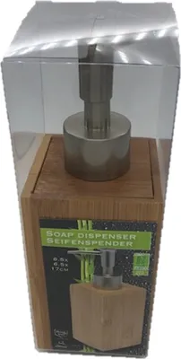 Produktbild von Bambus Seifenspender mit Edelstahleinsatz