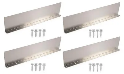 Imagen del producto de Cubierta de aluminio para la recogida de agua de lluvia en tejados - 4 piezas - Protección contra la presión del agua y la corrosión