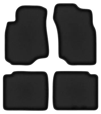 Productafbeelding van Velours automatten voor Mitsubishi Lancer VII 2003-2008 (stationwagen/sedan) – 4-delig, zwart, op maat – Wielganizator DURBAN