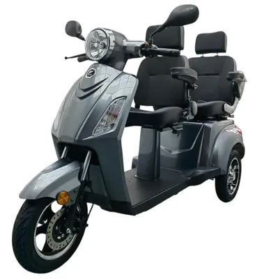 Produktbild von Elektromobil VITA CARE 2000 Seniorenmobil 1000W, 25 km/h, mit Straßenzulassung E-Roller E-Scooter Produktvideo, grau
