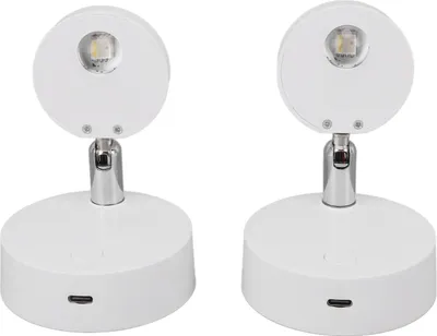 Obrázek produktu pro LED reflektor dobíjecí obrazová světla RGB skříňové reflektory 13 barevných mini vitrín RGB otočná nástěnná lampa