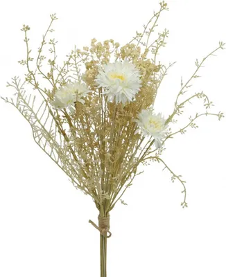 Produktbild von Kunstblumenstrauß Astern und Schleierkraut für elegante Dekorationen
