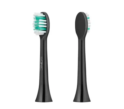 Obrázek produktu pro Teesa TSA8017 Náhradní zubní kartáčky Sonic Black, střední, 2 ks