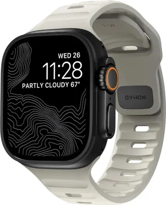 Zdjęcie produktu dla Nomad Sport Band, Band, Smartwatch, Szary, Apple, Ultra / 46mm, Guma