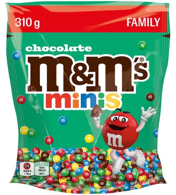 Obrázek produktu pro m&m's 465898 Mini Chocolate Schokobonbons 310,0 g