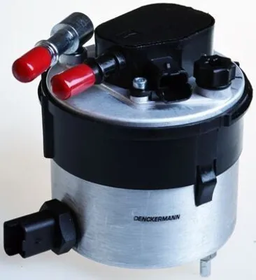 Produktbild von Kraftstofffilter DENCKERMANN A120433 für FORD Fiesta Mk6 Schrägheck (JA8, JR8) Leitungsfilter