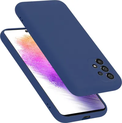 Zdjęcie produktu dla Etui ochronne Cadorabo do Samsung Galaxy A73 5G w kolorze niebieskim Etui na telefon komórkowy Pokrowiec TPU Etui