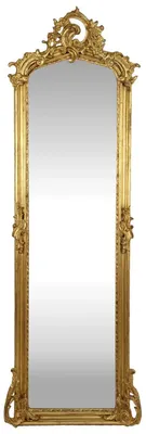Obrázek produktu pro Casa Padrino Barokní zrcadlo zlaté 55 x v. 175 cm - Zrcadlo ve starožitném stylu - Barokní nábytek