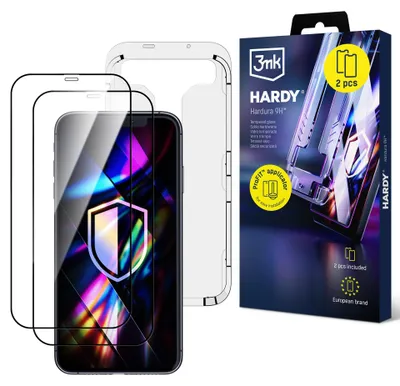Immagine prodotto di 3mk Hardura 9H Apple iPhone 11 Vetro Temperato 2 Pezzi Applicatore Trasparente