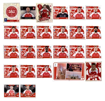 Produktbild von UEFA EURO 2024 Germany - Sammelsticker - Mannschaftspaket - Dänemark