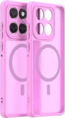 Produktbild von Magsafe Handyhülle für Motorola Edge 60 / Edge 60 Fusion Matt Case Schutzhülle Kratzfest Magnet Hülle Edge 60 / Edge 60 Fusion Pink