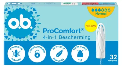 Productafbeelding van Ob Tampons Comfort Advanced Normal (32 stuks)