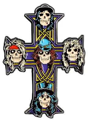 Produktbild von Guns N' Roses Kühlschrankmagnet - 7 x 7 cm - Offizieller Fanartikel