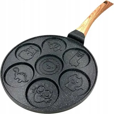 Produktbild von Pfannkuchenpfanne – Pancake Pan – Keramik-/Marmorbeschichtung – 26 cm – 7 Tassen