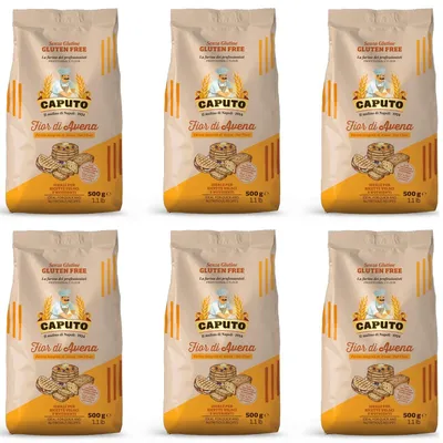Produktbild von 6x Caputo Fior di Avena Farina Integrale Vollkornmehl 500g