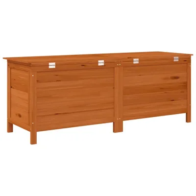 Produktbild von Gartentruhe Braun 150x50x56,5 cm Massivholz Tanne