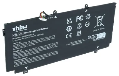 Produktbild von vhbw Akku kompatibel mit HP Envy 13-AB001NE, 13-AB001NA, 13-AB001LA, 13-AB000UR, 13-AB000NX, 13-AB000NW Notebook (4900 mAh, 11,55 V, Li-Polymer)