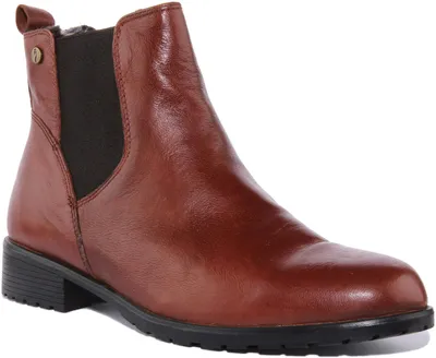 Produktbild von Strive W dsor Frauen Leder Chelsea Stiefel Tan – 4 Großbritannien - 37 EU - 6 US / Bräunen
