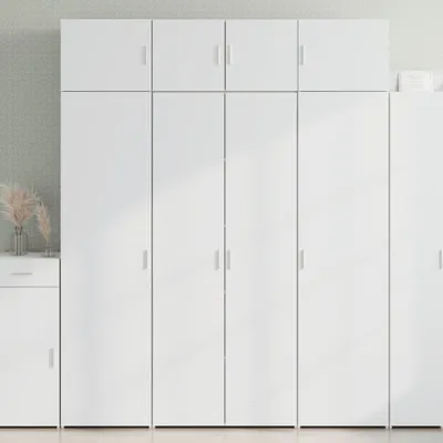 Obrázek produktu pro vidaXL Vysoká skříňka bílá 80x42,5x225 cm materiál na bázi dřeva