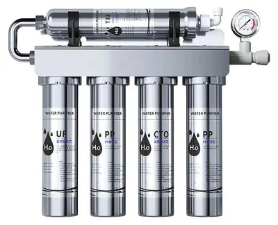 Obrázok produktu pre Filtre na vodu do kuchyne – filtračný systém na pitnú vodu pod umývadlom – 5-stupňová ultrafiltrácia – priame čerpanie pitnej vody – s výlevkou – CE