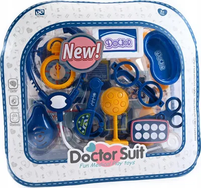 Produktbild von Großer Arztkoffer für Kinder - Doktor Set Spielzeug für Puppen & Teddybären