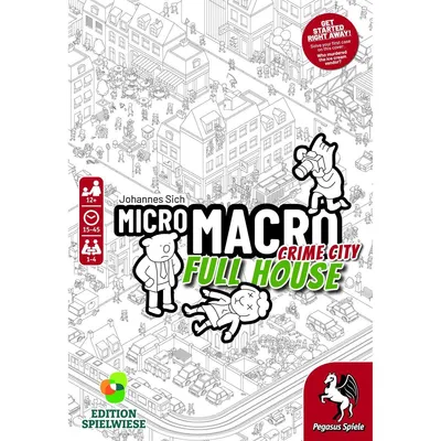 Obrázok produktu pre Asmodee MicroMacro: Crime City -Full House, Stolová hra, 10 rok / roky, 15 min