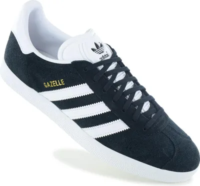 Image de Adidas Originals Gazelle - Baskets pour hommes, couleur noire, modèle BB5476, taille européenne 45 1/3, taille britannique 10.5