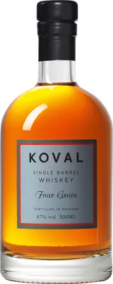 Produktbild von Koval Four Grain Single Barrel Whiskey 47% Vol. 0,5l