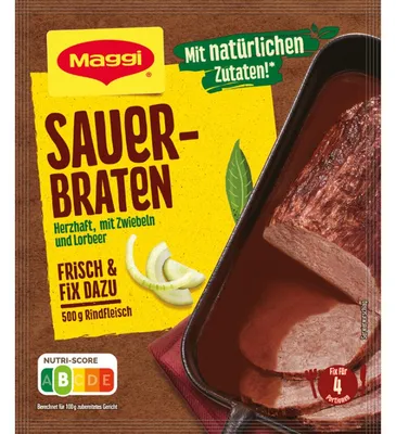 Image de Maggi Fix pour rôti acide savoureux avec des ingrédients naturels 50g
