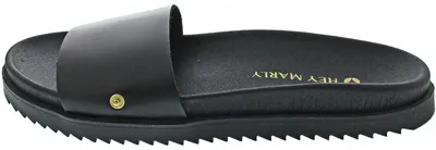 Produktbild von Hey Marly Casual Clean Black Pantolette Schwarz in Gr. 39