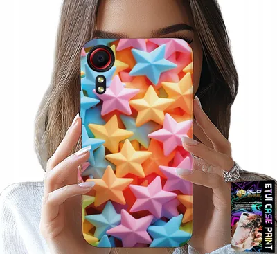 Obrázek produktu pro Pouzdro Pro Samsung Galaxy Xcover 7 - Barevné Hvězdy + Fólie