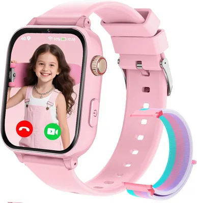 Produktbild von 4G Kinder Smartwatch mit GPS, Videoanruf, SOS, Spiele, Schrittzähler, Lernfunktionen und sicherer Kommunikation