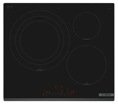 Image de Table de cuisson à induction Bosch PID631HC1E 7400 W 3 zones noire