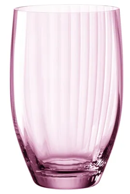 Produktbild von LEONARDO Longdrinkglas Poesia rosé 460ml, Sommergetränk-Glas, 460 ml, Glas, Pink, 70 mm, 130 mm