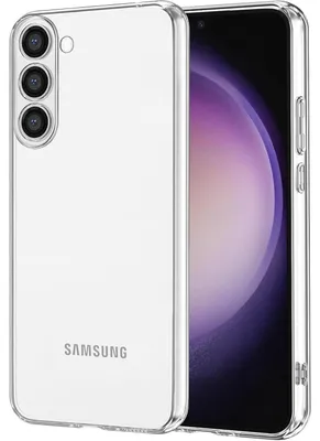 Productafbeelding van Beschermhoes voor de Samsung Galaxy S23 Plus, ultra transparant siliconen gel TPU, zacht, krasbestendig met schokabsorptie, geschikt voor 6,6 inch schermen