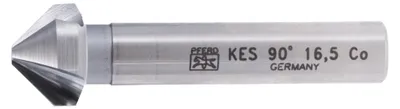 Obrázek produktu pro PFERD KES HSSE DIN 335 C90° 16,5, Vrtačka, Elektrické multifunkční nářadí, Ocel, Neželezité kovy, Bronzová, Nerezová ocel, Hliník, Rychlořezná ocel legovaná kobaltem (HSS-E)