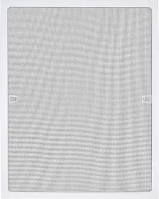 Image de LARS360 80x100cm Blanc Moustiquaire de fenêtre Moustiquaire en cadre aluminium pour fenêtre Empêche les insectes, perméabilité à l'air, montage sans perçage