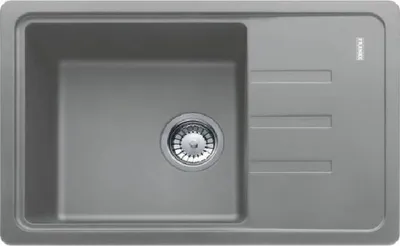 Zdjęcie produktu dla Franke Malta - Zlewozmywak Fragranite BSG 611-62, 620x435 mm, szary kamień 114.0395.151