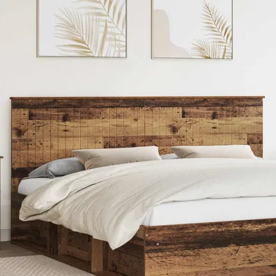 Image de vidaXL Tête de lit en vieux bois 200 cm Bois composite