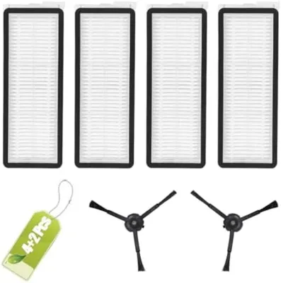 Produktbild von PromoHome® 4 HEPA-Filter kompatibel mit Roborock Qrevo S/Qrevo Pro/Qrevo Plus/Qrevo MaxV/Qrevo Curv/Qrevo Curve/Qrevo Edge/Qrevo Curv