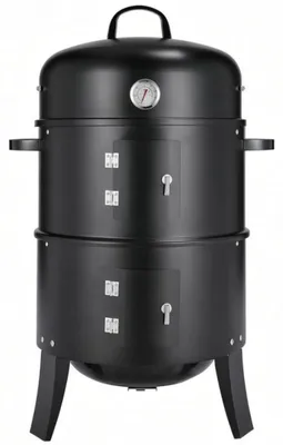 Produktbild von 3-in-1-Räucherofen und Grill NS016B, 81 x 40 cm, schwarz